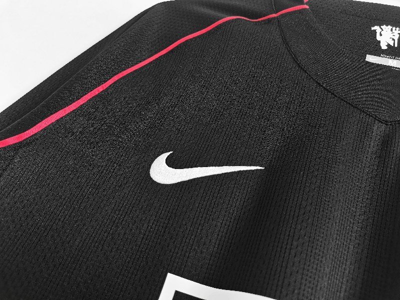 manchester united 2007/08 away long sleeve retro soccer jersey
