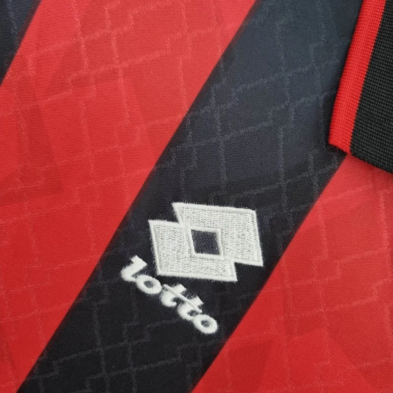 1995/1996 retro ac milan home soccer jersey