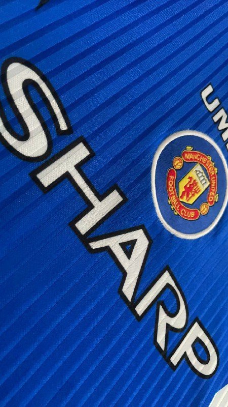 kids manchester united 1996 98 third away soccer jersey