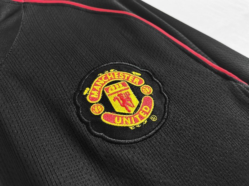 manchester united 2007/08 away long sleeve retro soccer jersey