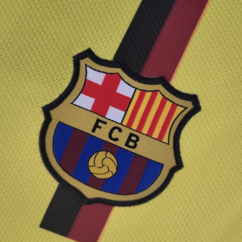 retro long sleeve barcelona 08/09 away