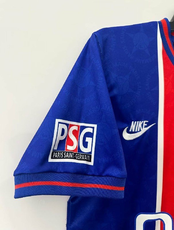 paris 1995 96 home retro soccer jersey