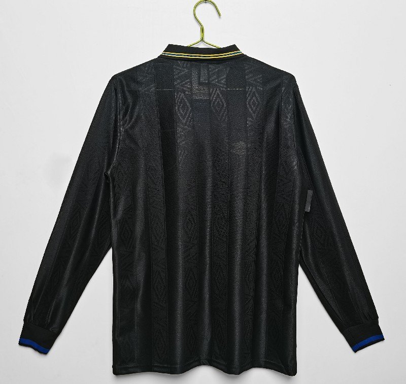 manchester united 1993/94 away long sleeve retro soccer jersey