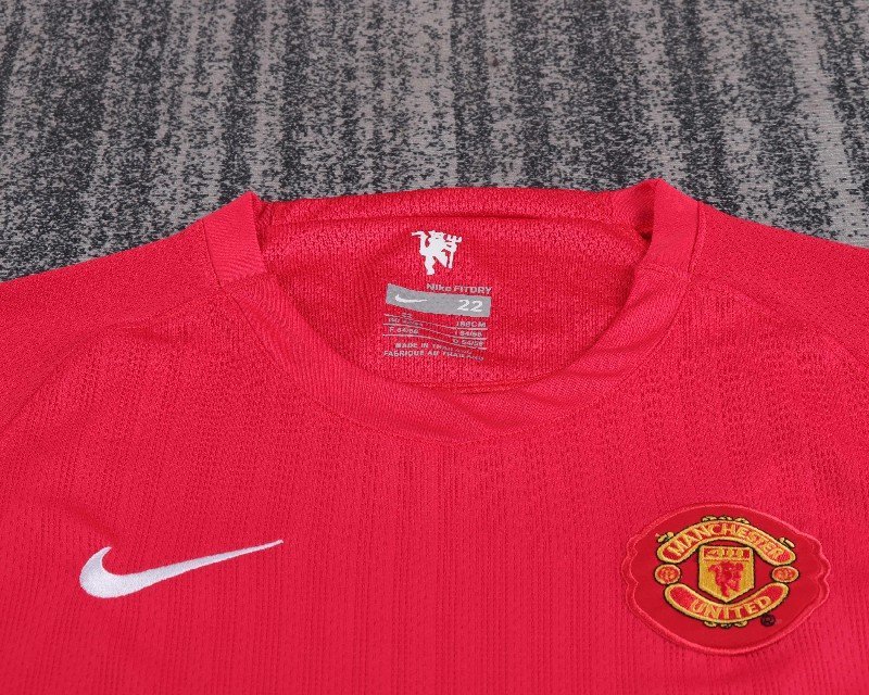 kids manchester united 2007/08 home soccer jersey