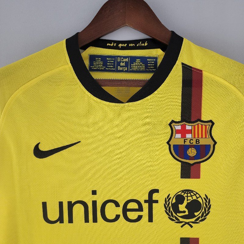 retro long sleeve barcelona 08/09 away