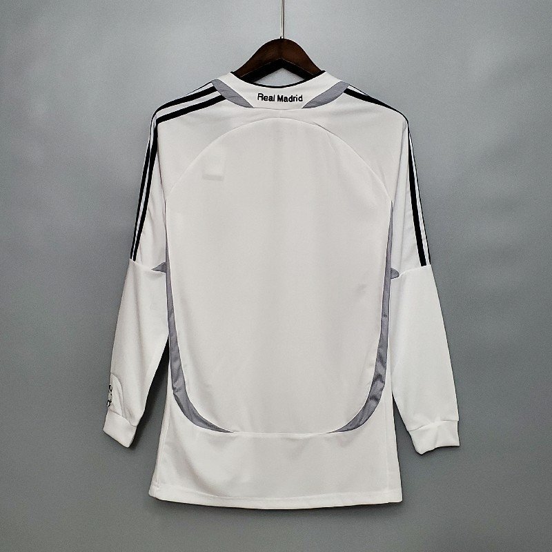 retro real madrid long sleeve 06/07 home retro real madrid long sleeve 06/07 home
