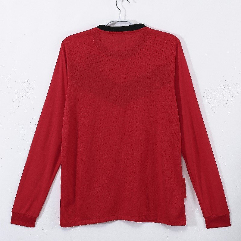 manchester united 2010 home long sleeve retro soccer jersey