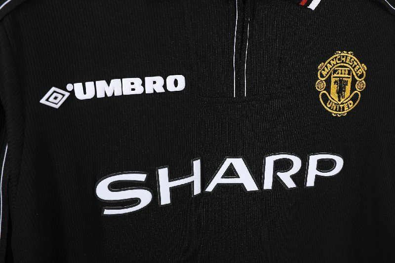 manchester united 1998/99 long sleeve retro soccer jersey