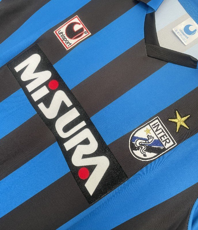 inter milan 1988 90 home retro soccer jersey