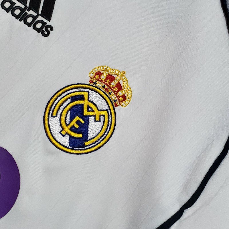 retro real madrid long sleeve 06/07 home retro real madrid long sleeve 06/07 home