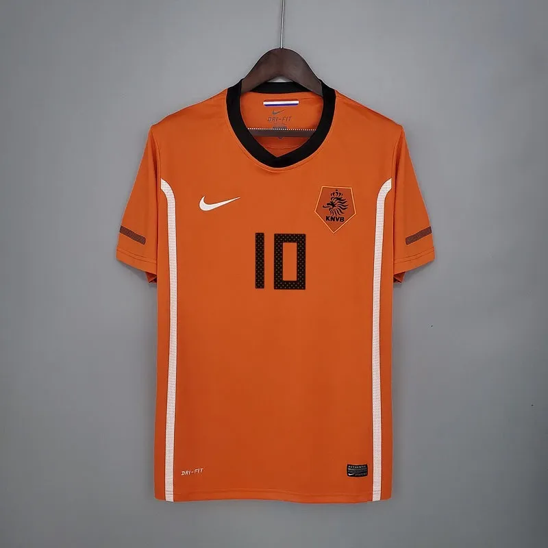 2010 netherlands home retro jersey